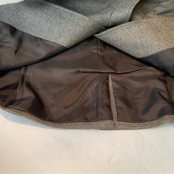 Lafayette 148 Virgin Wool Brown Tan Neutral Office Career Jacket NWOT Size 2 - Picture 9 of 13